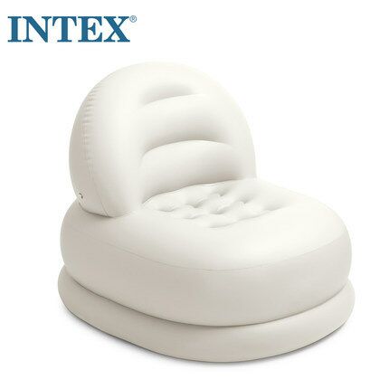 INTEX เก้าอี้เป่าลม (สีขาว/สีเขียว) Inflatable Intex Chair (White/Green)