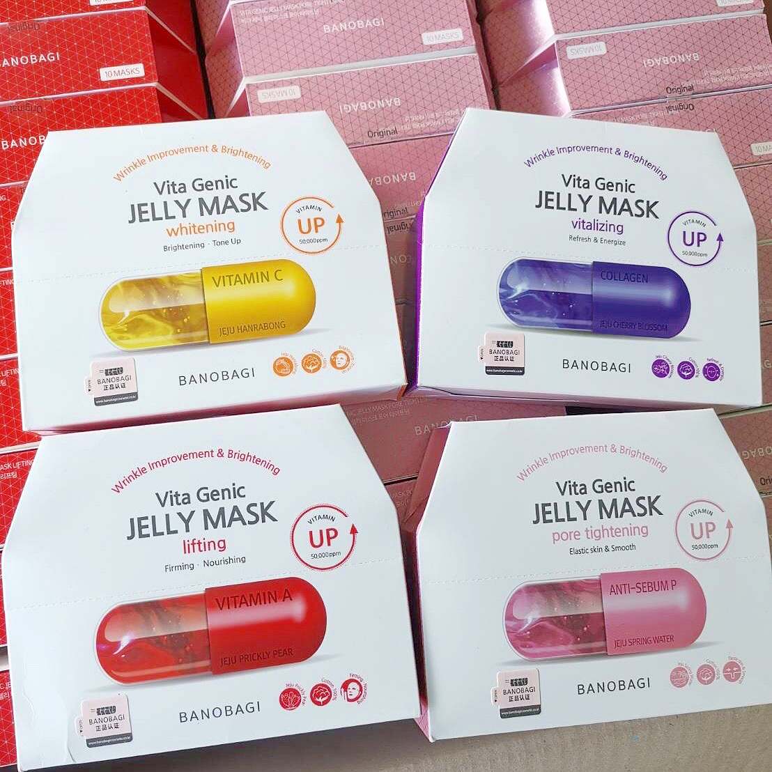 Banobagi Vita Genic Jelly Mask (With Box 10 Pieces)