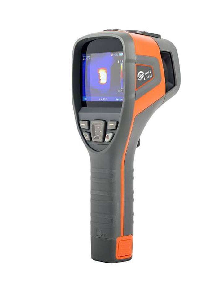 SONEL รุ่น KT-165 กล้องส่องความร้อน ย่านวัดอุณหภูมิ -20°C to +350°C ค่าความละเอียด 160x120 พิกเซลศ์ ค่าเฟรมเรต 50 Hz