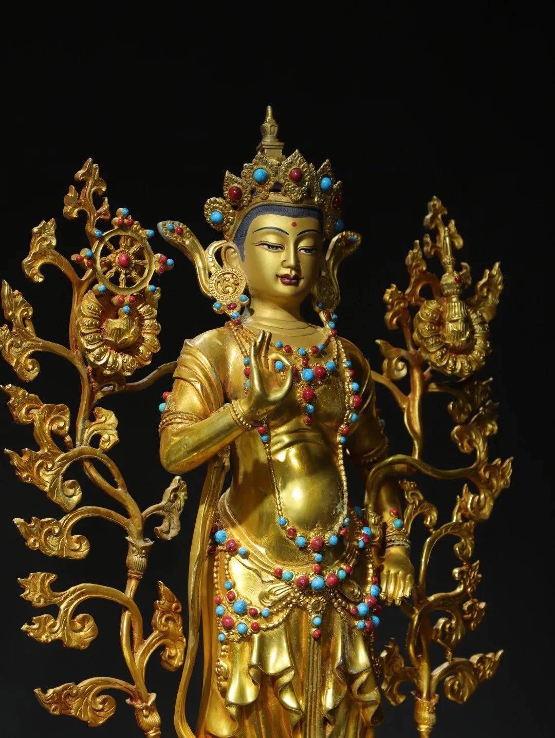 Pre-Order : พระศรีอริยเมตไตรย พระเมตตรัยโพธิสัตว์ สูง 57 cm