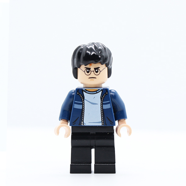 Harry Potter, Dark Blue Open Jacket with Stripe, Black Legs