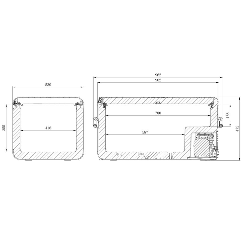 ตู้เย็นแช่แข็งพกพา Dometic CFX3 100L
