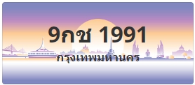 ป้ายประมูล 9กช 1991