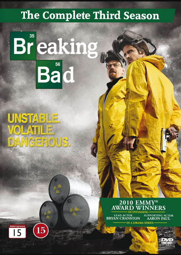ทีวีซีรีส์ยอดเยี่ยม # 01 : Breaking Bad - Season 3 : ดับเครื่องชน คนดีแตก ปี 3 [2010] - เสียงอังกฤษ / บรรยายไทย (5 แผ่น)