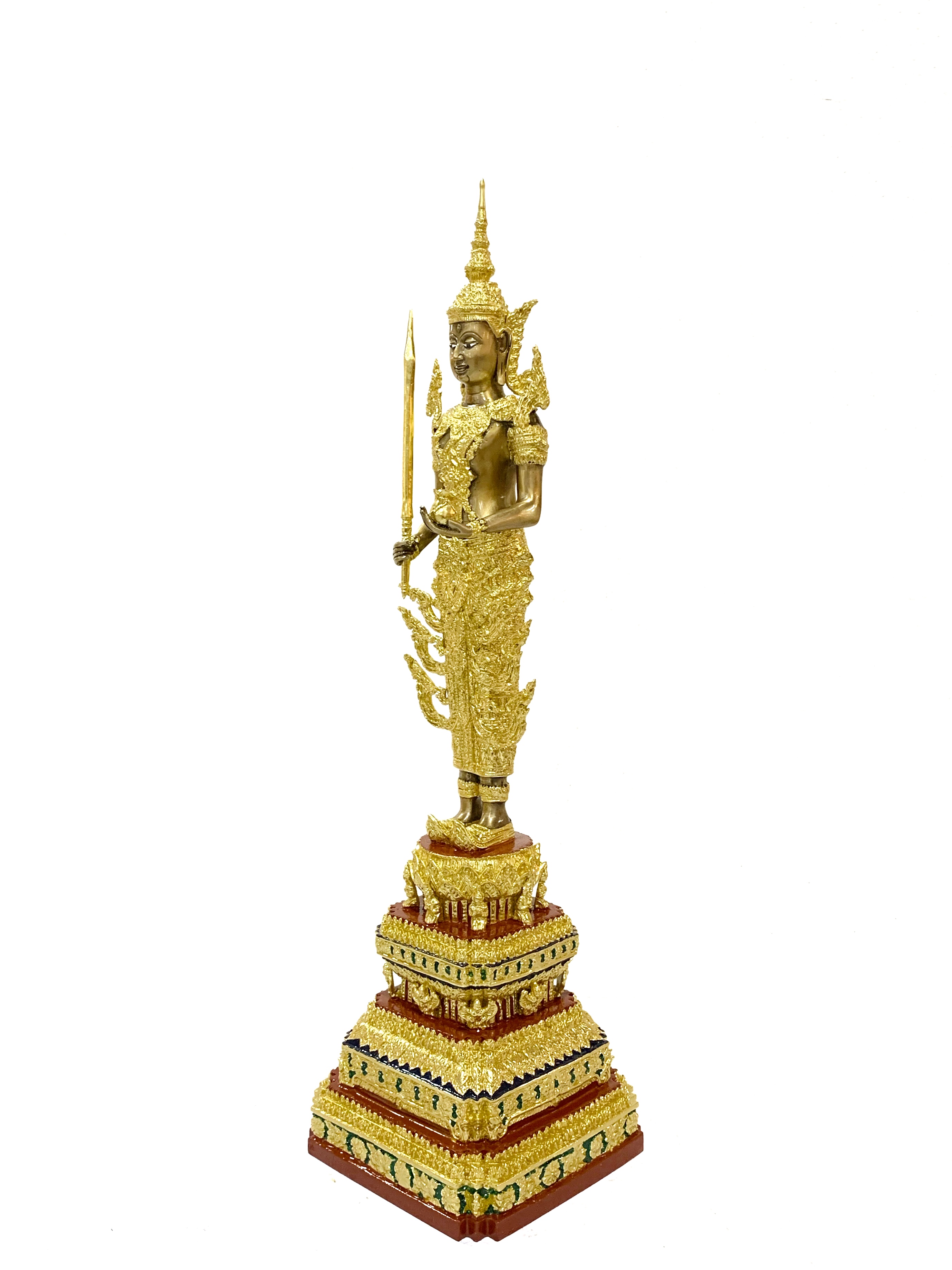 พระสยามเทวาธิราช พระคลังมหาสมบัติ ทรงเครื่องจักพรรดิ์ หน้าตัก 5 นิ้ว