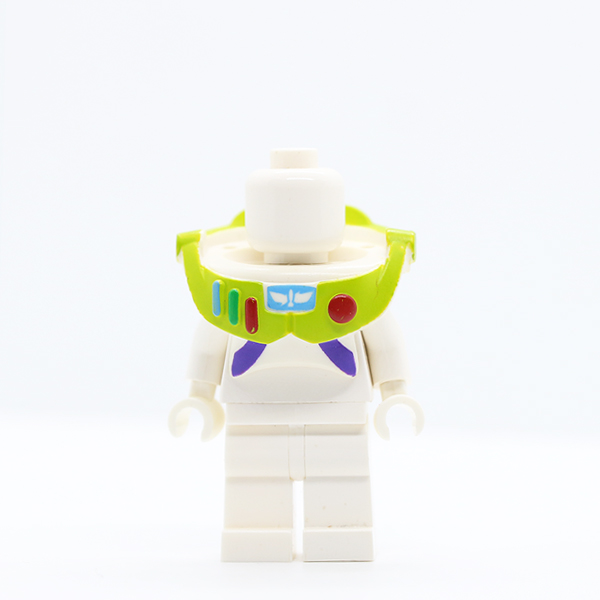 Spacesuit with Lime Trim and Colored Buttons Pattern (Buzz Lightyear) No wing