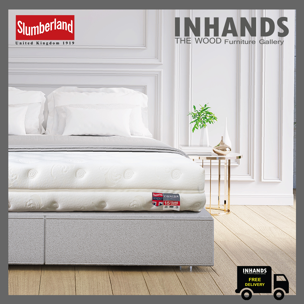 ที่นอน Slumberland รุ่น Cavarier แถมฟรีหมอนหนุนสลัมเบอร์แลนด์ Pocketed Spring 1500