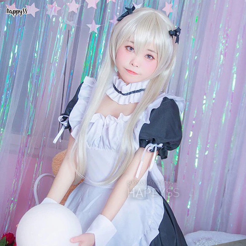 ชุดเมด แม่บ้าน รุ่นเดรสสั้น จากอนิเมะ Yosuga no Sora 🏍️💨ส่งไวจากกทม.