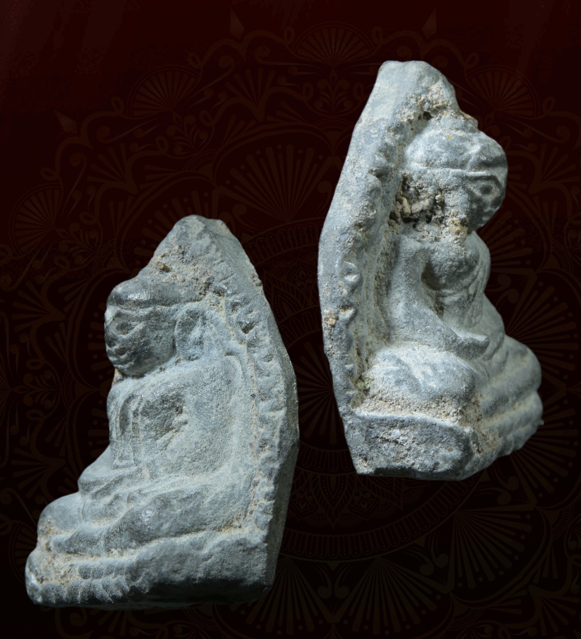 พระหลวงพ่อโต สมาธิเล็ก เนื้อชินเงิน