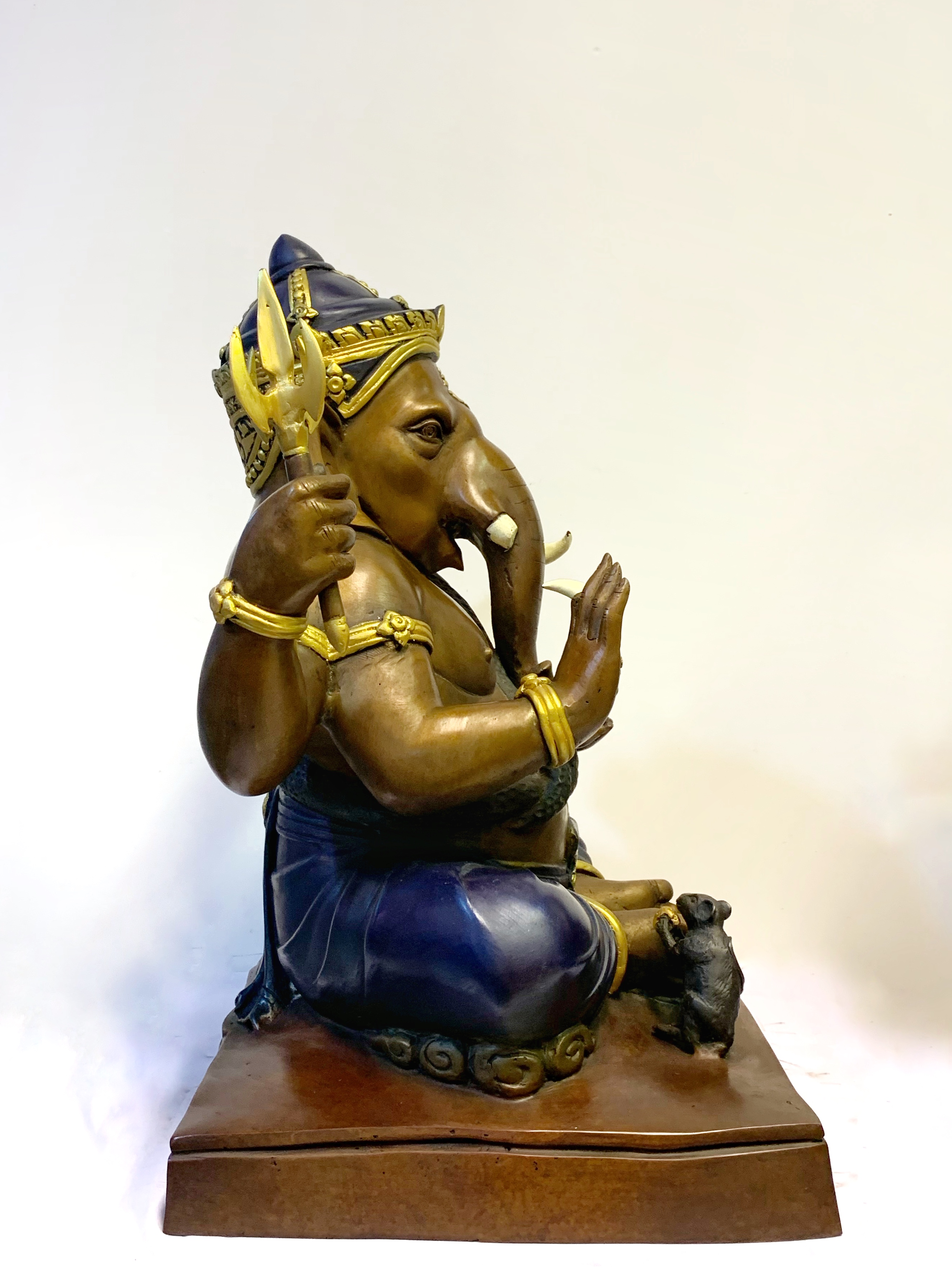 พระพิฆเนศ ปางเอกทันตะ หน้าตัก 16 นิ้ว (ฐานเหลี่ยม)