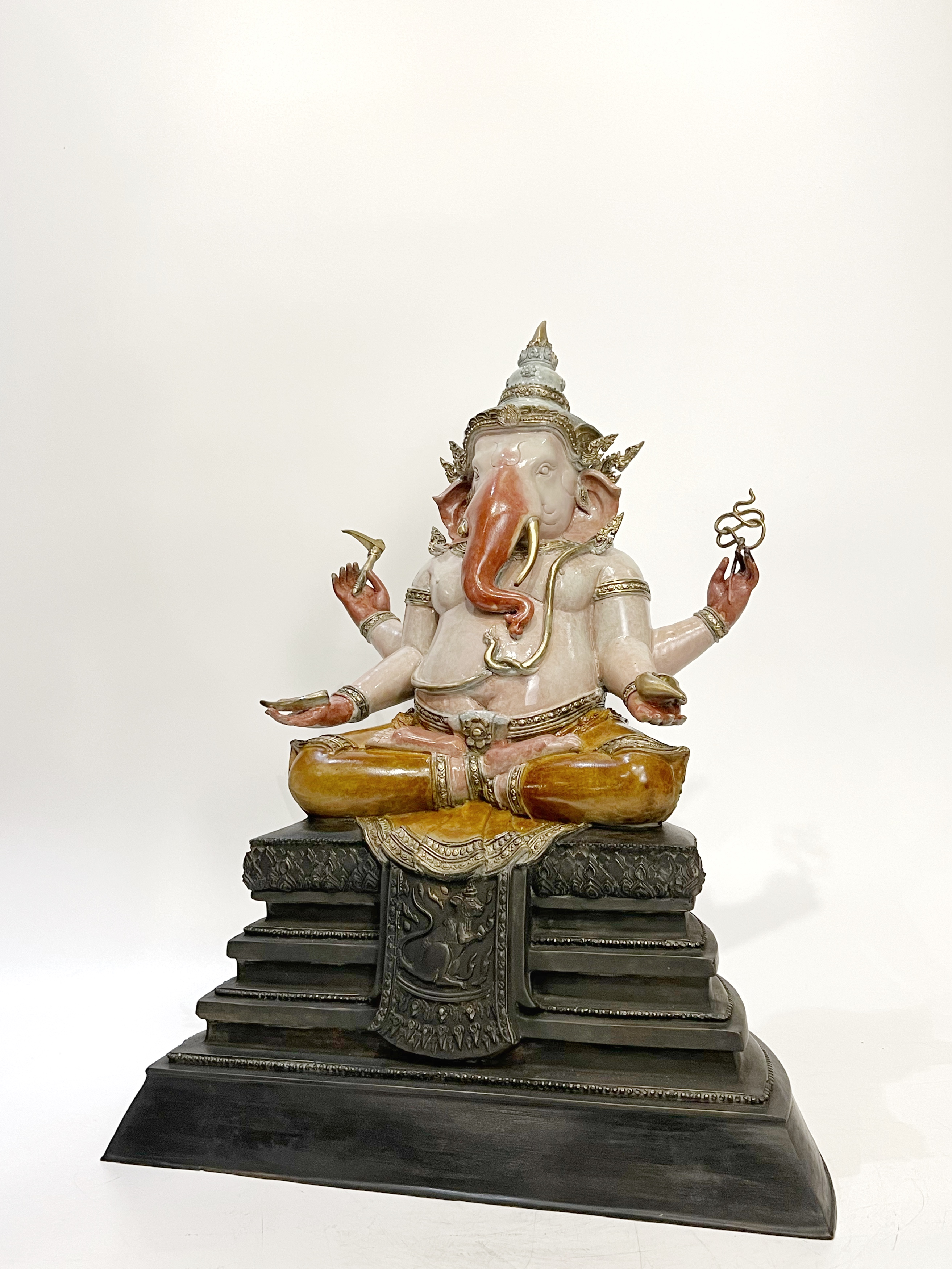 พระพิฆเนศ หน้าตัก 9 นิ้ว (เททองนำฤกษ์)