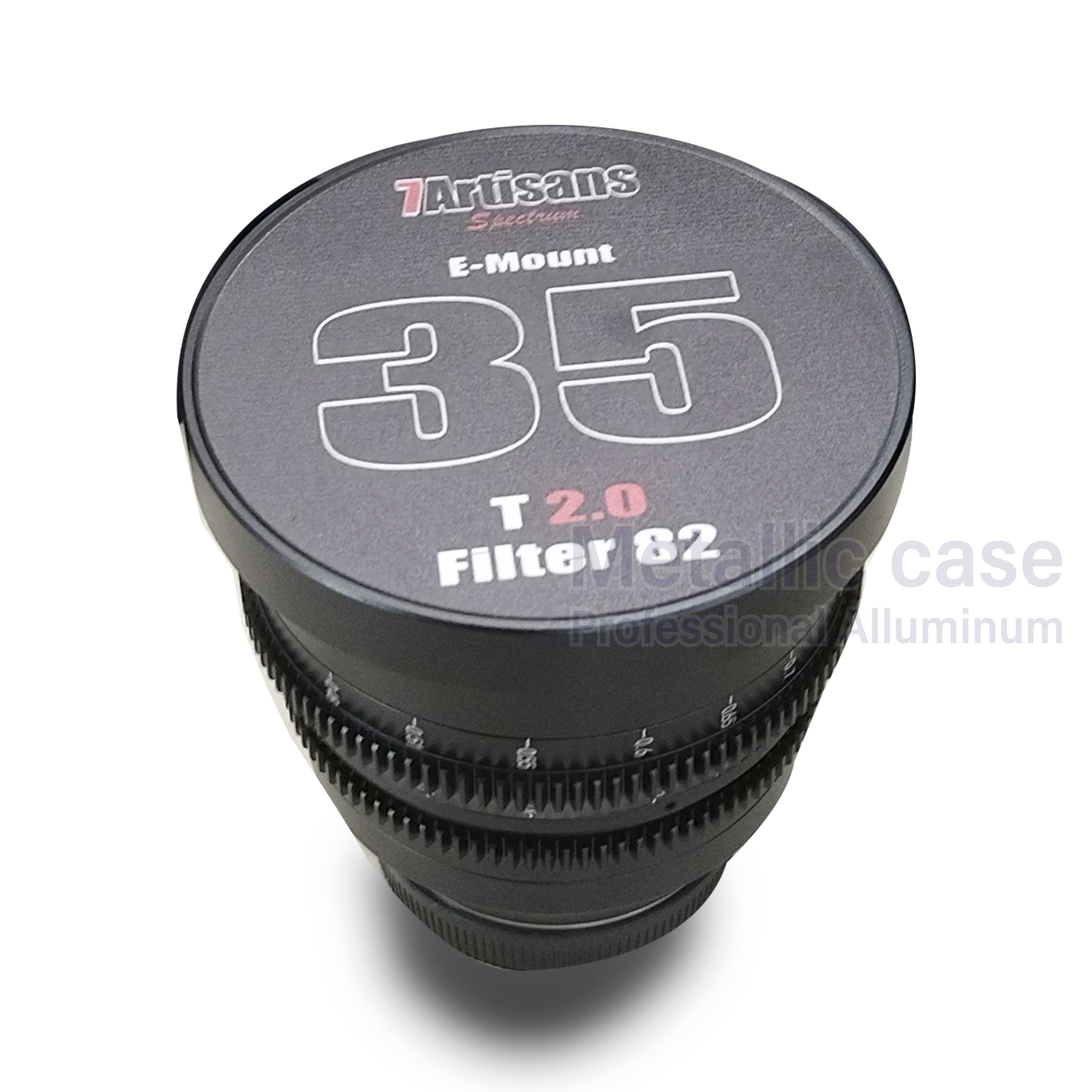 metalliccase2-1131-AAA-6706 / ฝากล้อง E-Mount 35-T 2.0 Fllten 82(8.9x1.2cm)