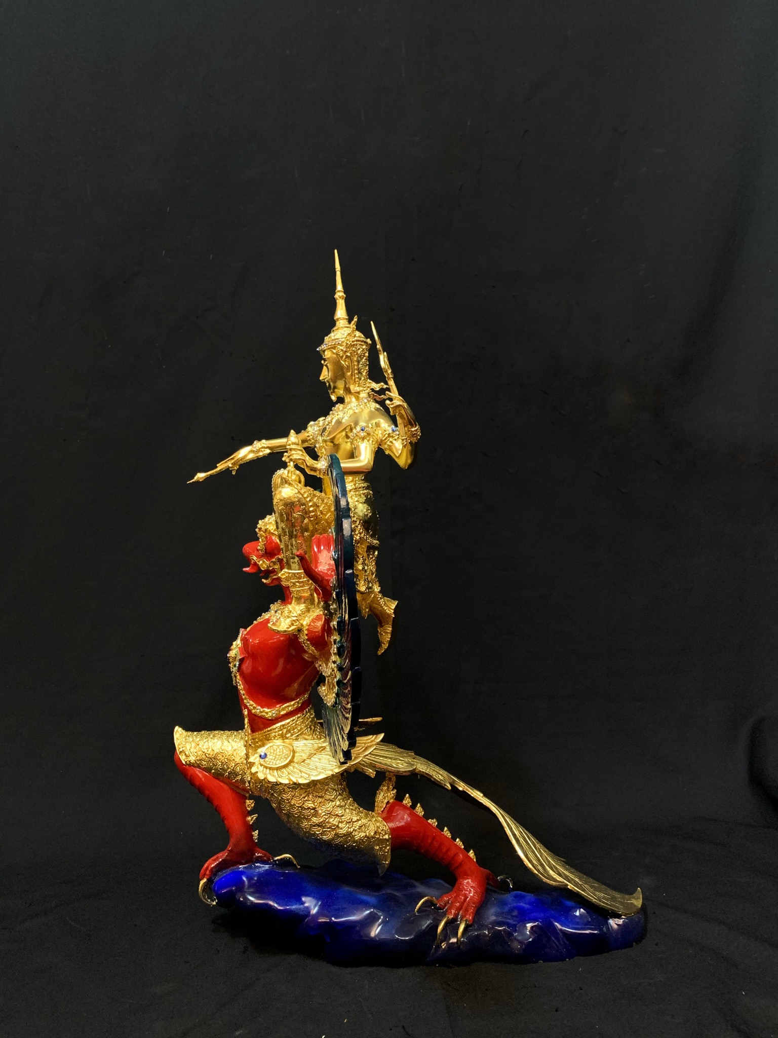 พระนารายณ์ทรงครุฑ หน้าตัก 9 นิ้ว