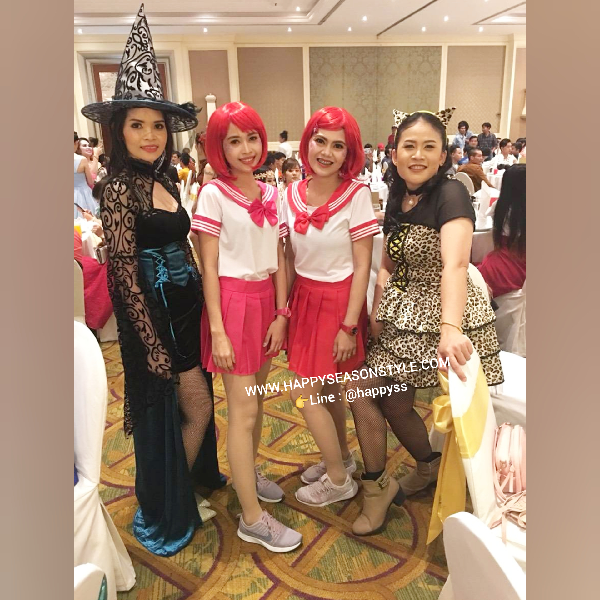 ชุดนักเรียน ชุดนักเรียนญี่ปุ่น มีให้เลือก 7 สี (น้ำเงิน, ชมพู, ฟ้า, แดง, เขียว, ม่วง, ชมพูบานเย็น)