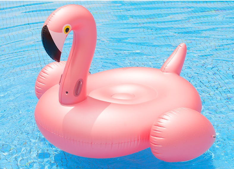 ห่วงยางแฟนซี นกฟลามิงโก (Rose flamingo)