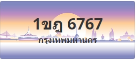 ป้ายประมูล 1ขฎ 6767