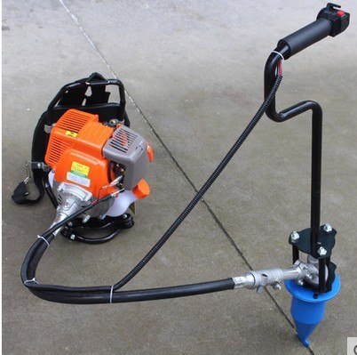 หัวเจาะดิน ดอกสว่านเจาะดิน(สำหรับเจาะดินอ่อน-แข็ง)+ด้ามจับ+หัวเกียร์ สำหรับเครื่องตัดหญ้าข้ออ่อน