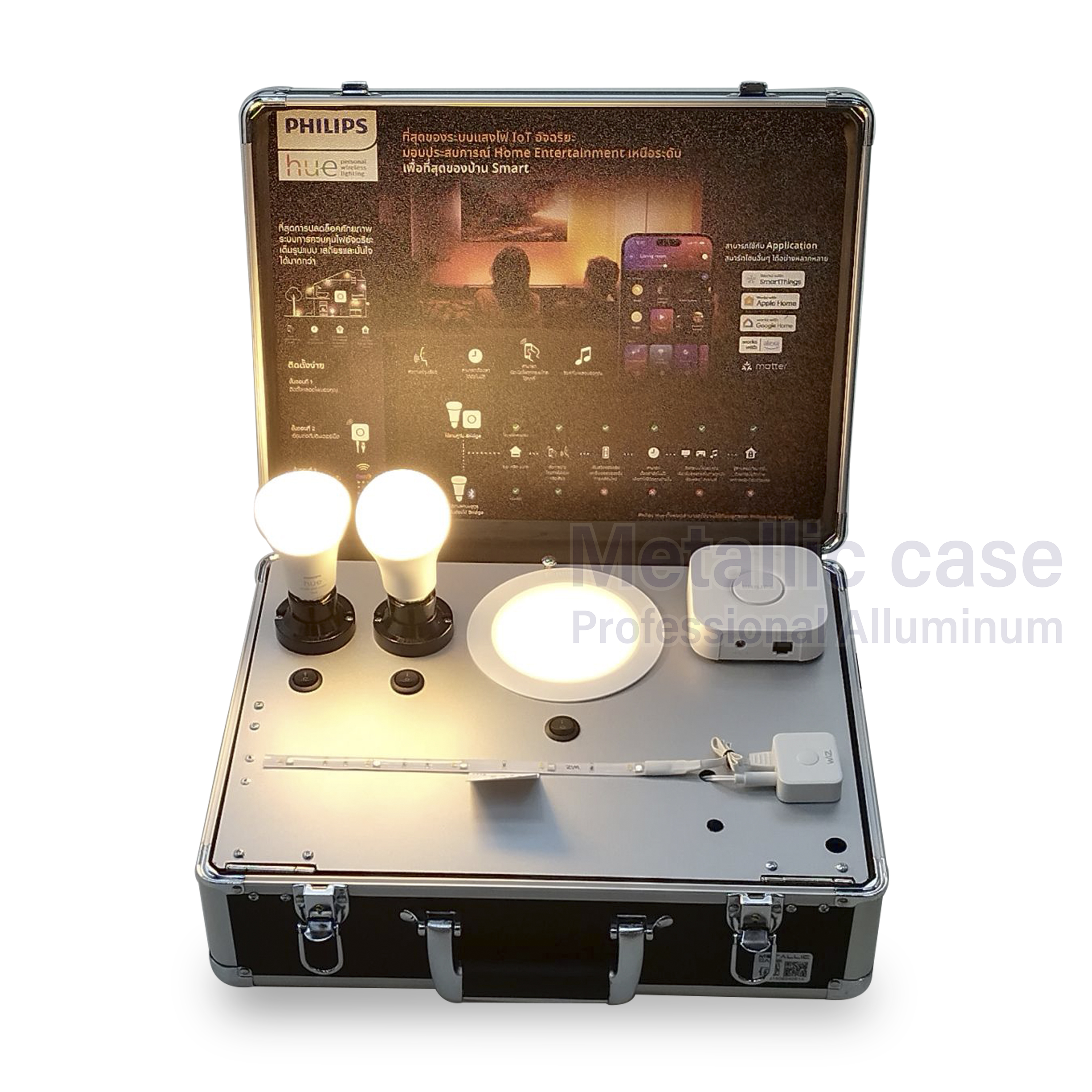 metalliccase9326-10-6708 / Demo Philip hue(41.5x31.5x16.5 T1C1H1K1P2)