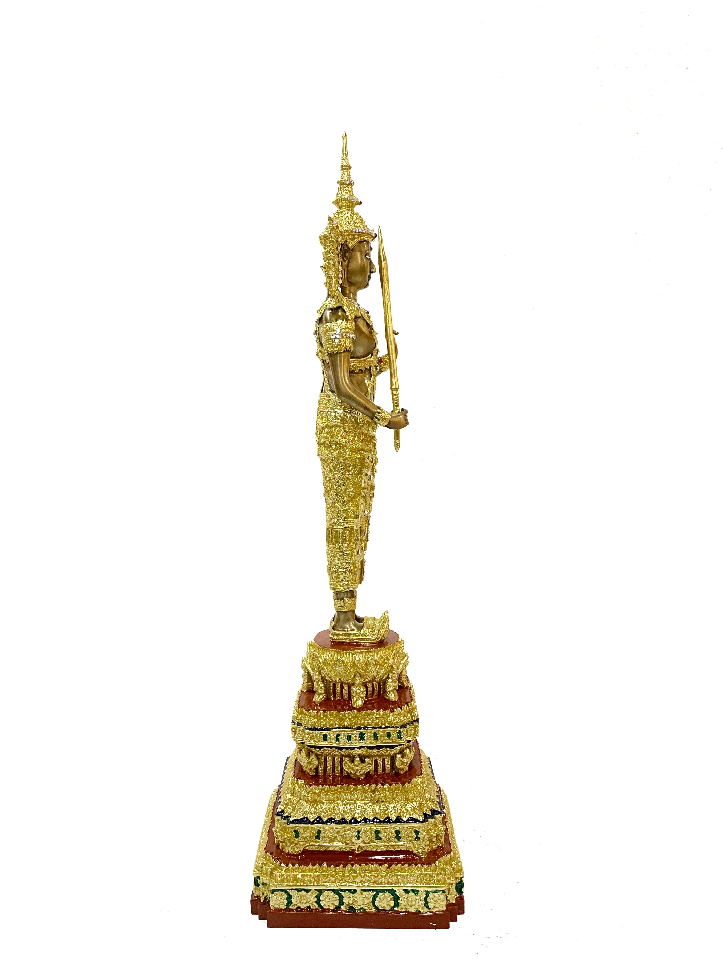 พระสยามเทวาธิราช พระคลังมหาสมบัติ ทรงเครื่องจักพรรดิ์ หน้าตัก 5 นิ้ว