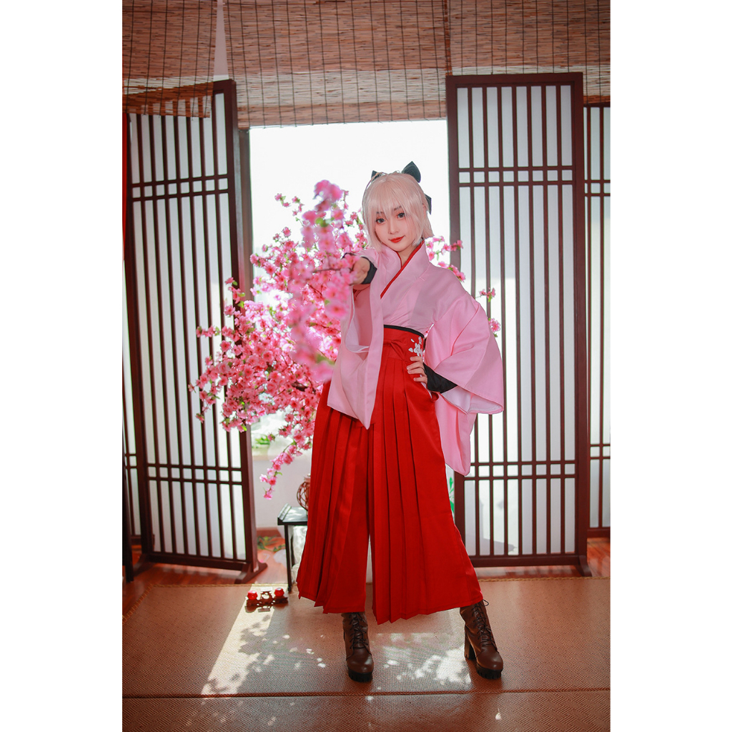 ชุดคอสเพลย์ ชุดญี่ปุ่น OKITA SOUJI 🏍️💨ส่งไวจาก กทม.