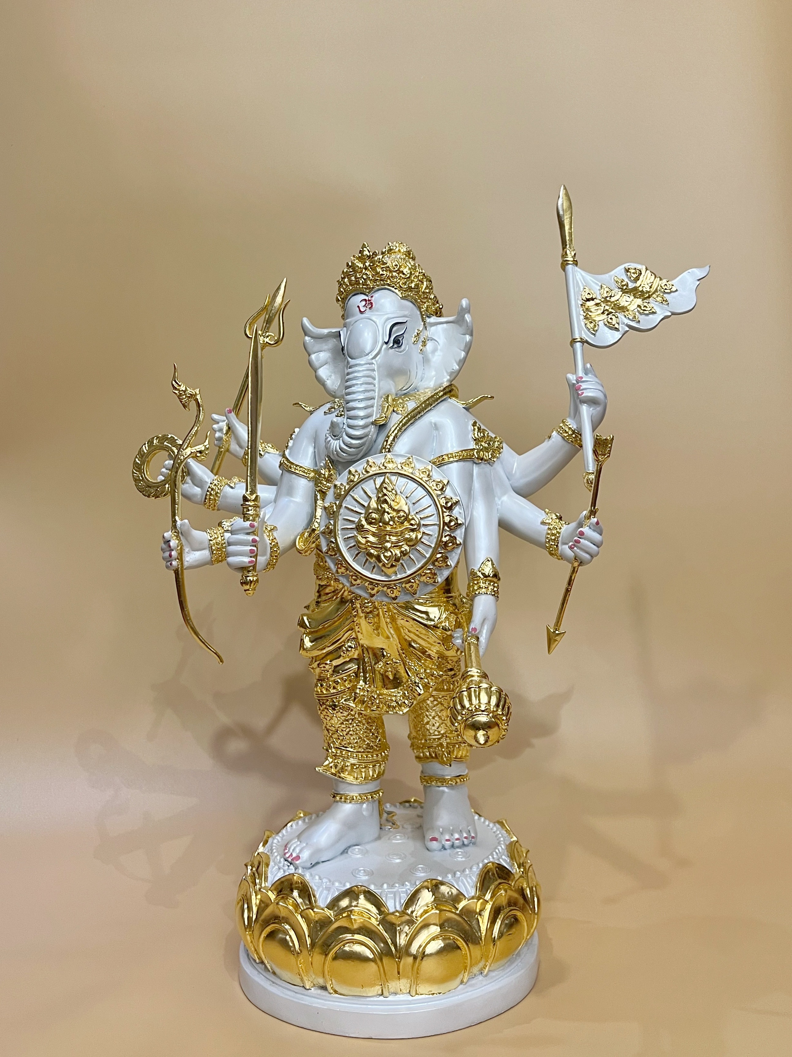 พระพิฆเนศ ปางออกศึก (พระวีระคณปติ) หน้าตัก 9 นิ้ว