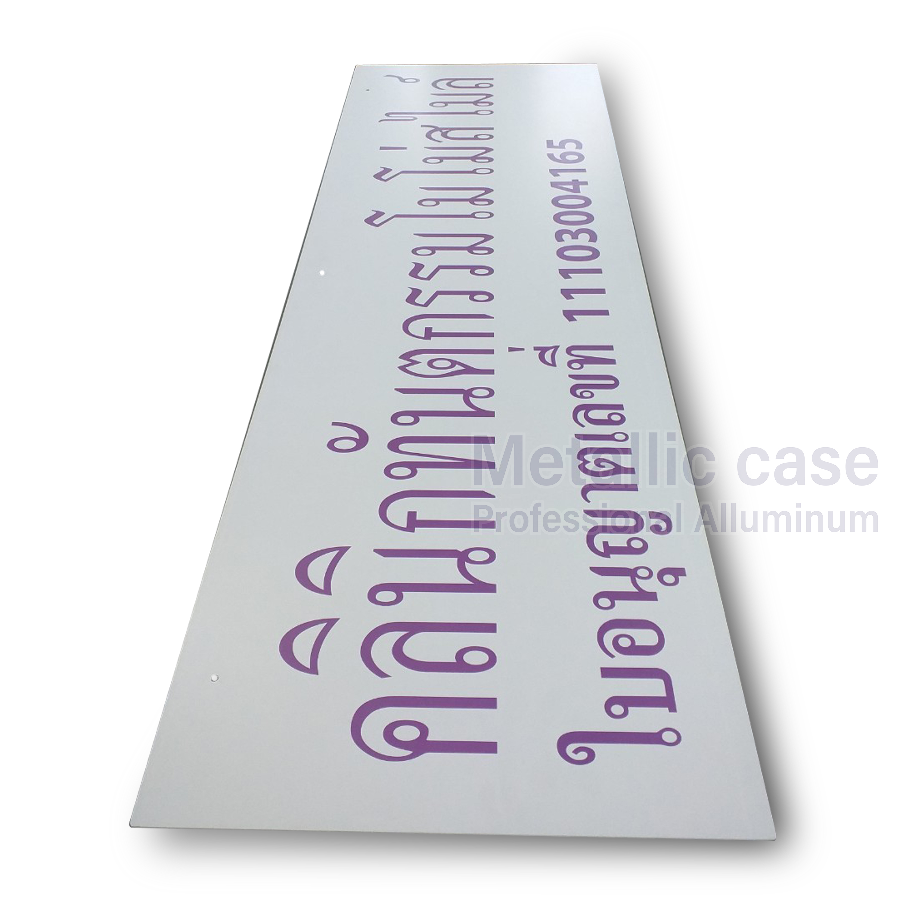 metalliccase2-0710-AAA-6507 - ป้ายคลินิคทันตกรรม-ขนาด120x40 CM