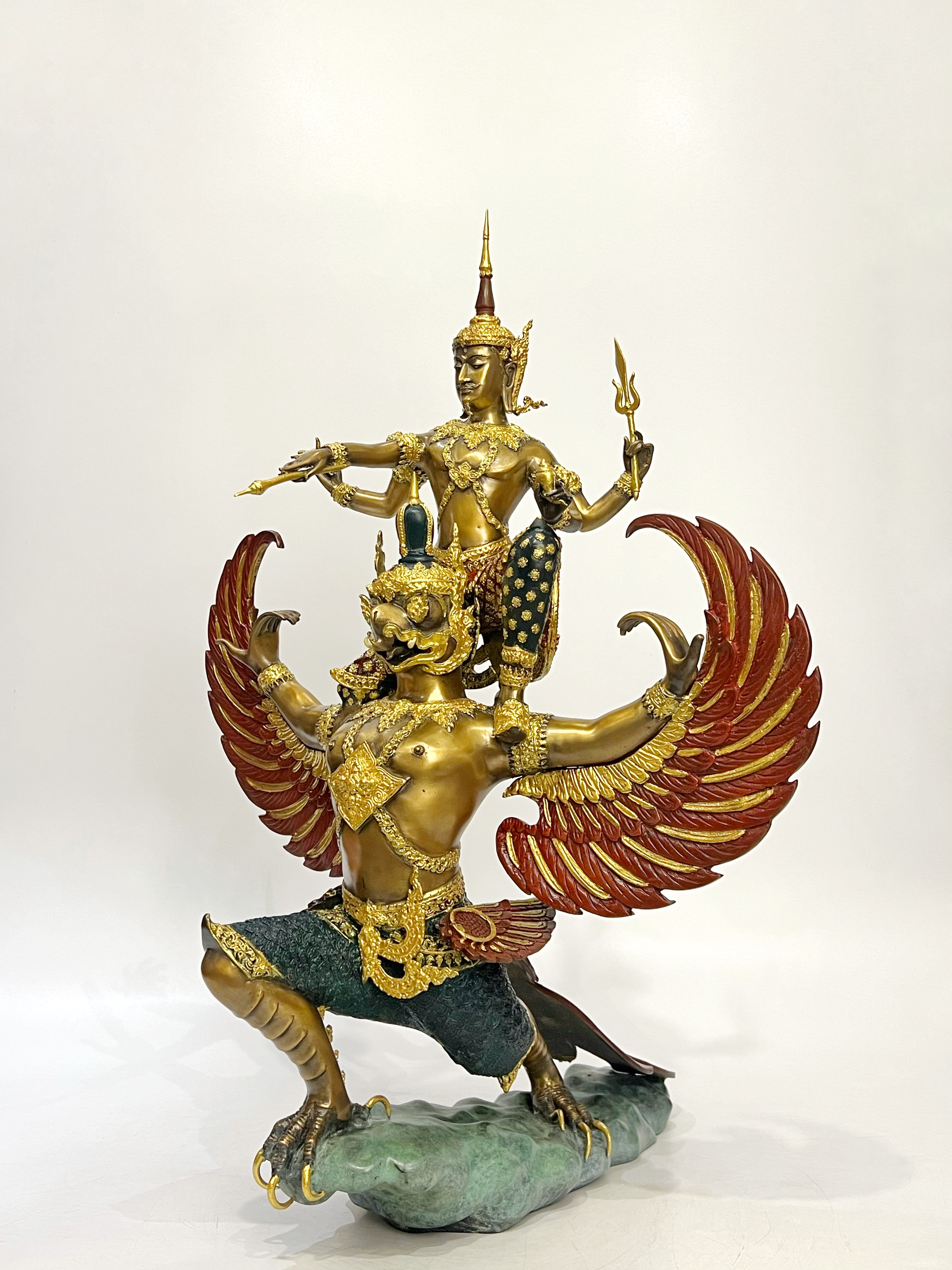 พระนารายณ์ทรงครุฑ หน้าตัก 9 นิ้ว