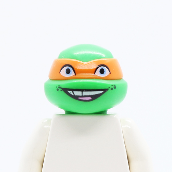 Ninja Turtle with Orange Mask and Smile Pattern (Michelangelo)