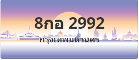 ป้ายประมูล 8กอ 2992