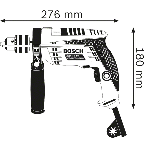 Bosch รุ่น GSB 13 RE สว่านกระแทก