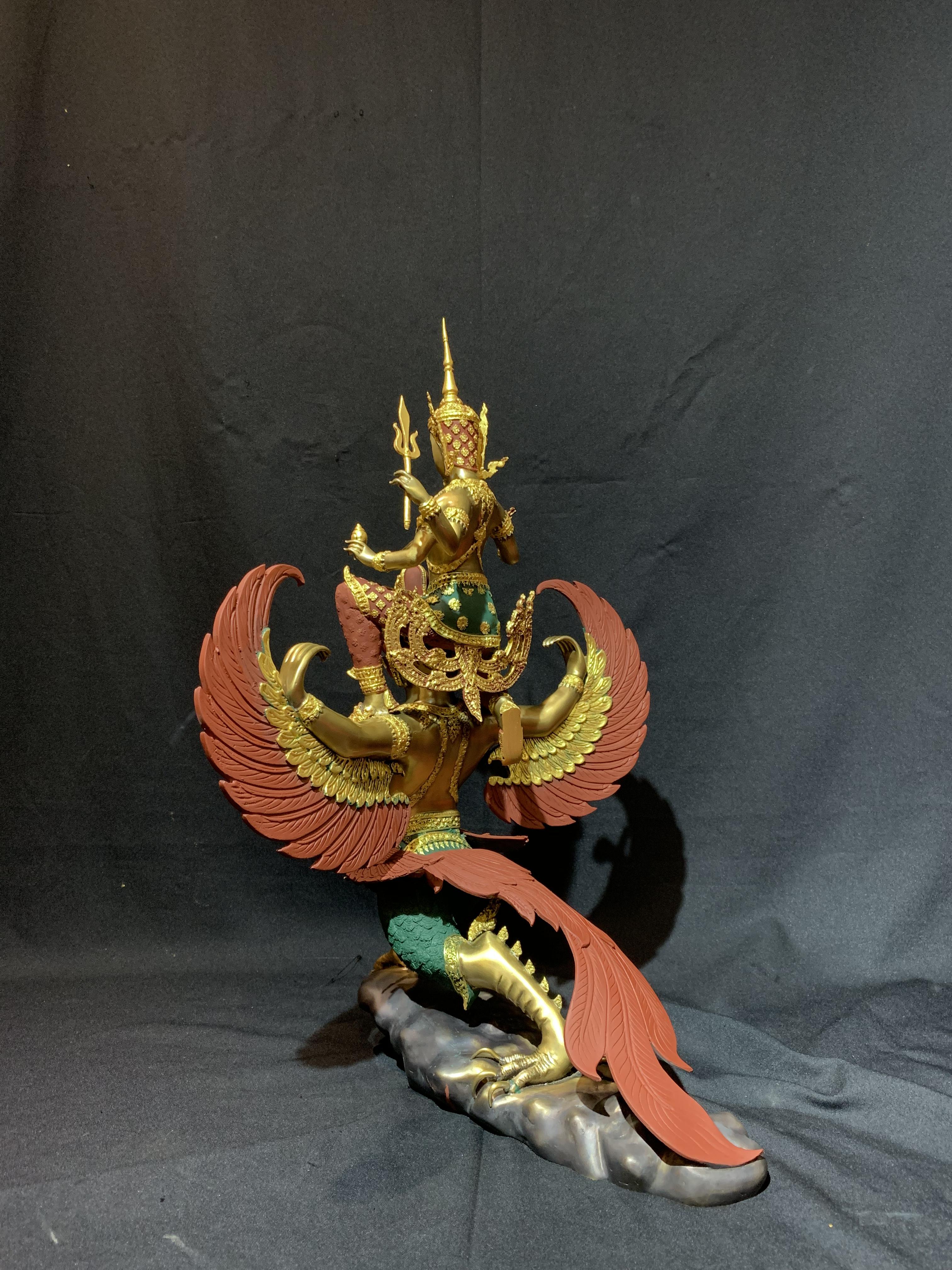 พระนารายณ์ทรงครุฑ หน้าตัก 9 นิ้ว