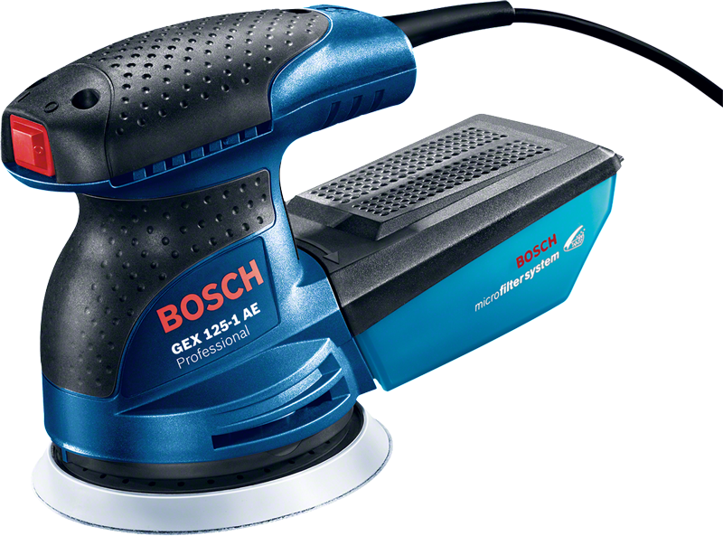 Bosch รุ่น GEX 125-1 AE เครื่องขัดกระดาษทรายระบบลูกเบี้ยว