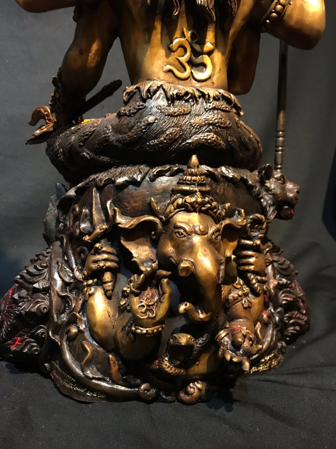 พระศิวะมหาเทพ บัลลังก์หนุมาน หน้าตัก 9 นิ้ว