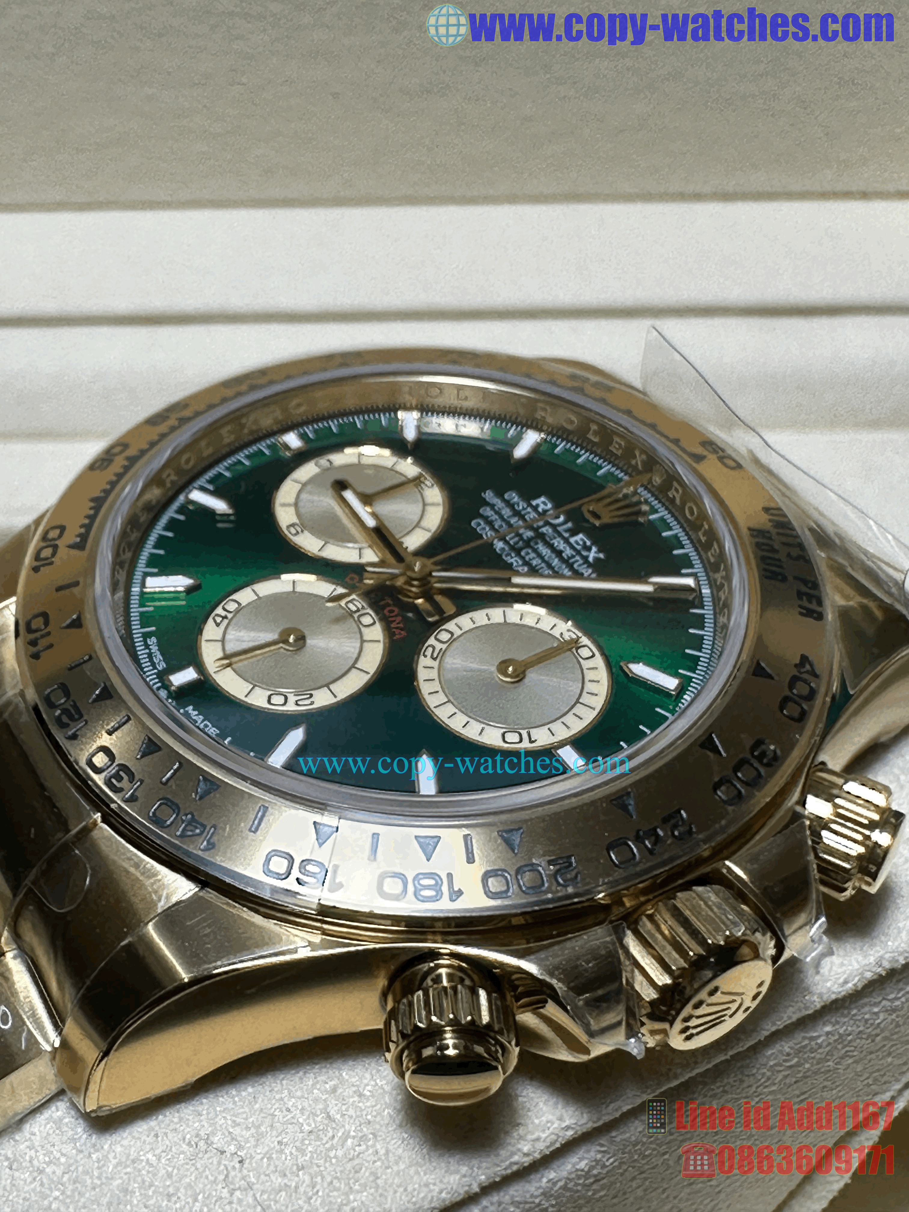 Rolex Daytona Loki Green M126508 (Swiss EWE)