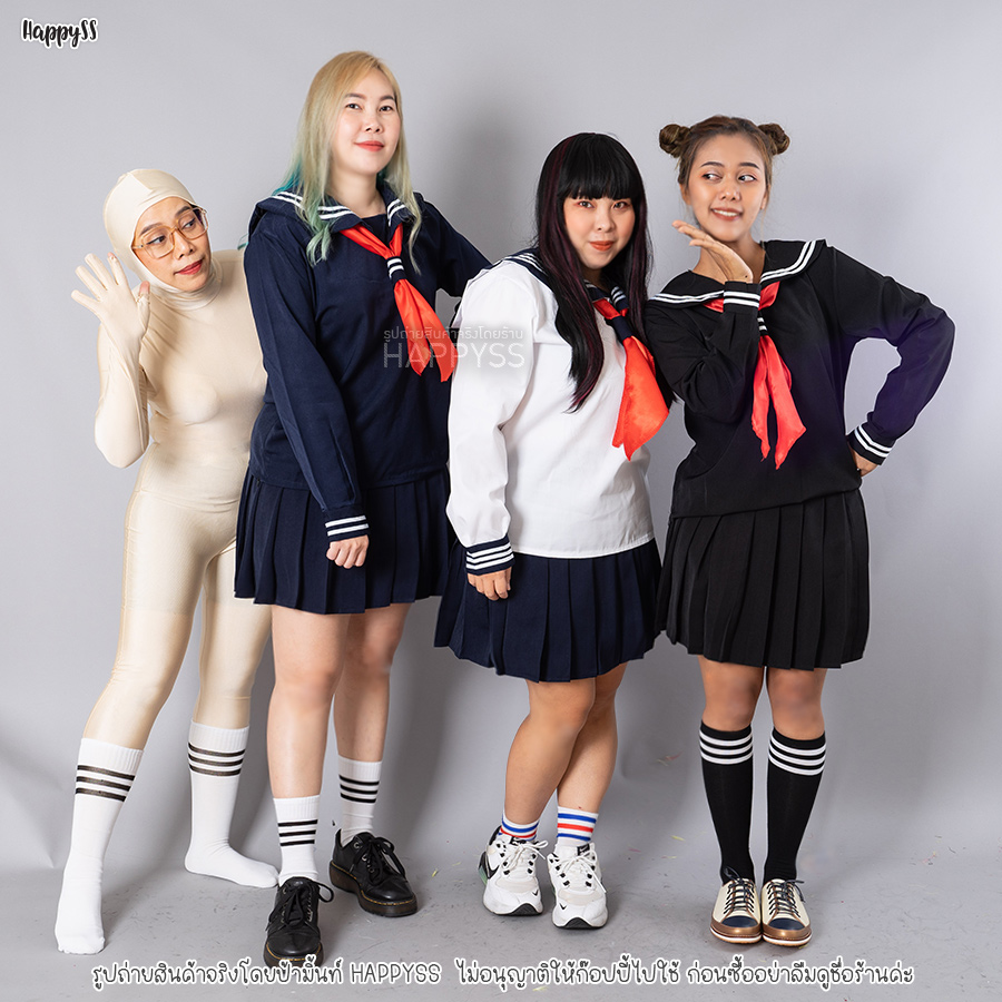 ชุดนักเรียนญี่ปุ่น คอสเพลย์ ไซส์ใหญ่ S-5XL 🏍️💨ส่งไวจากกทม.
