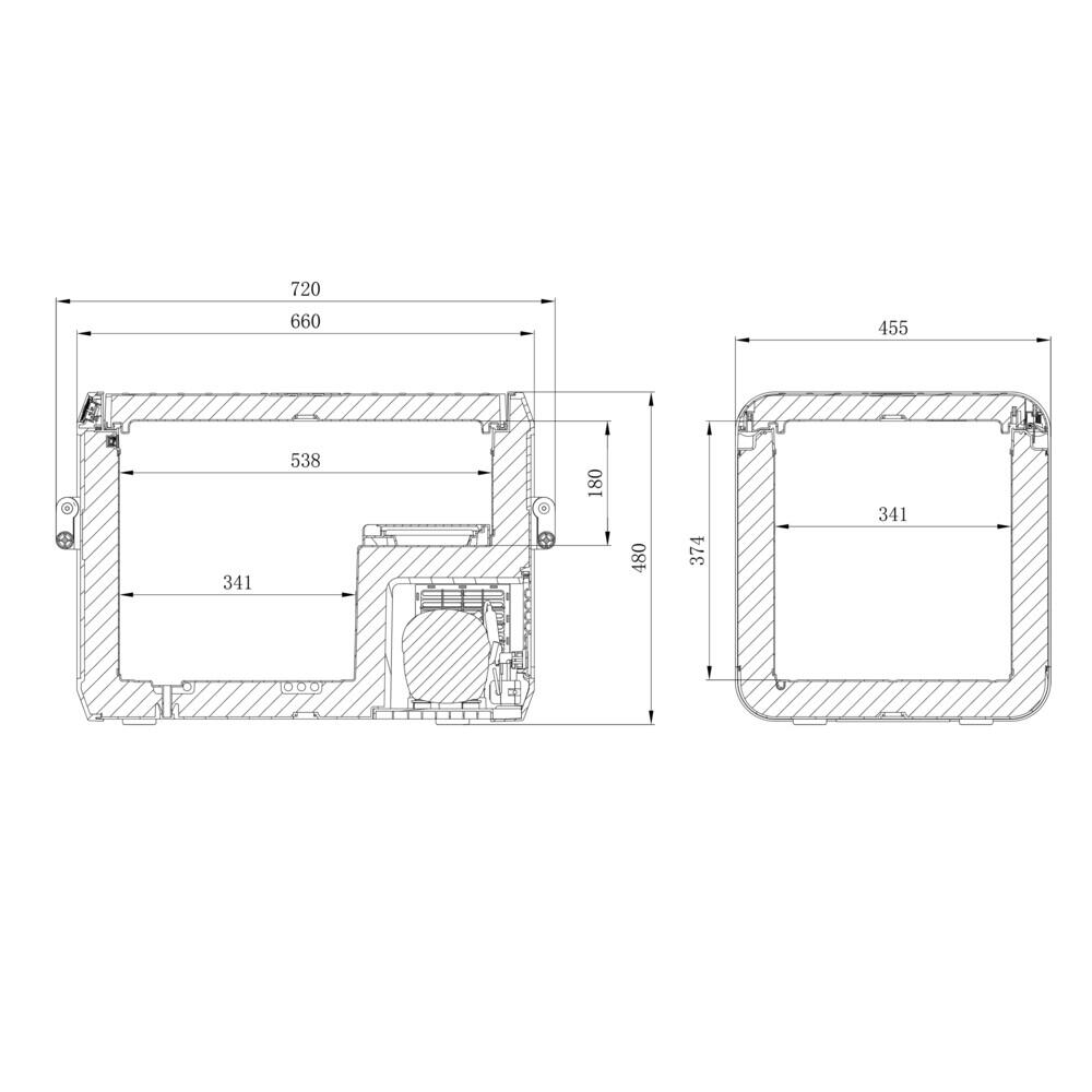 ตู้เย็นแช่แข็งพกพา Dometic CFX3 55L IM