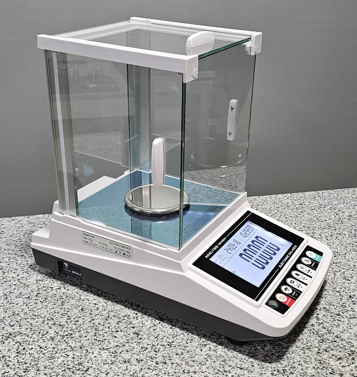 เครื่องชั่งละเอียด 220 g. ค่าละเอียด 0.0001 g.