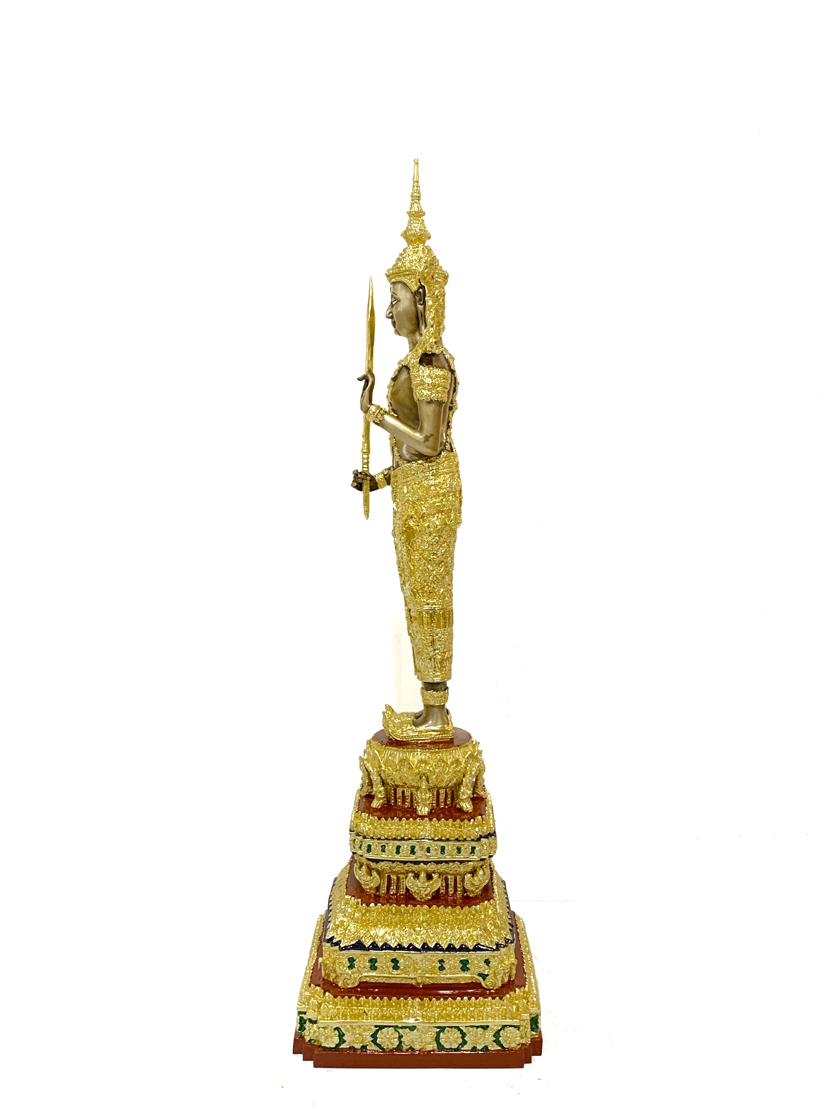 พระสยามเทวาธิราช พระคลังมหาสมบัติ ทรงเครื่องจักพรรดิ์ หน้าตัก 5 นิ้ว