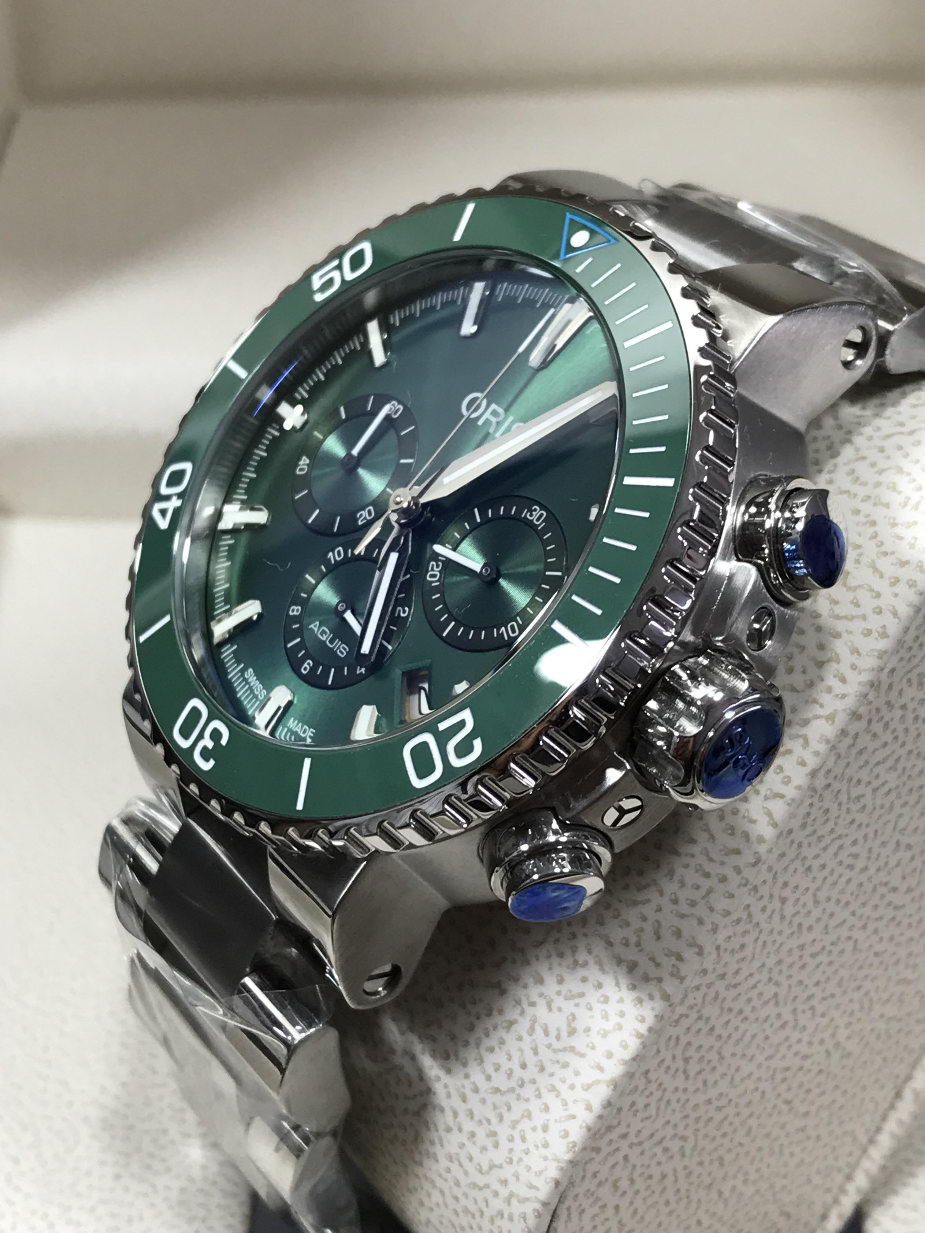 Oris Aquis Green Whale Limited Edition (5A)