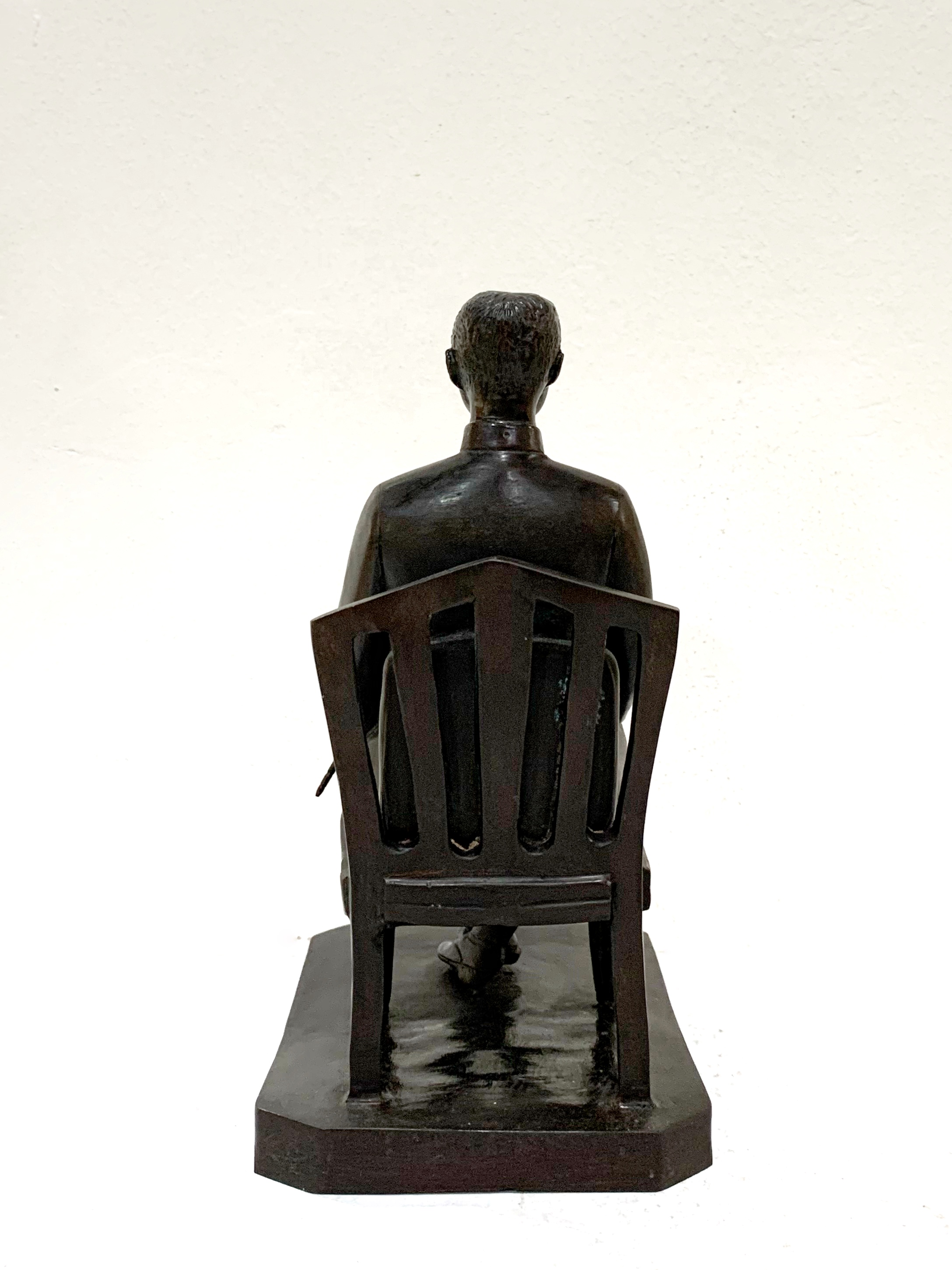 รัชกาลที่ 5 ประทับเก้าอี้ หน้าตัก 5 นิ้ว