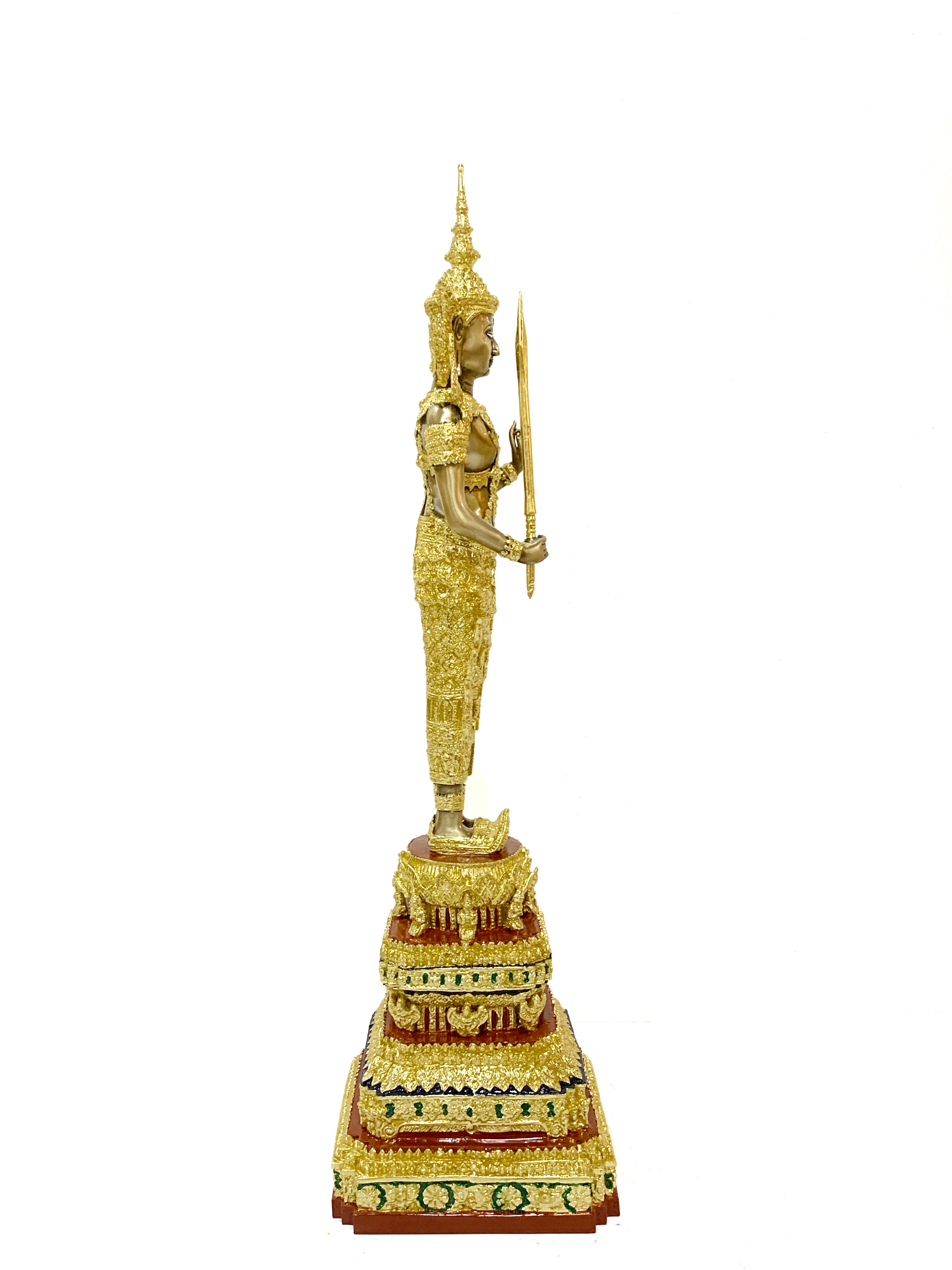 พระสยามเทวาธิราช พระคลังมหาสมบัติ ทรงเครื่องจักพรรดิ์ หน้าตัก 5 นิ้ว