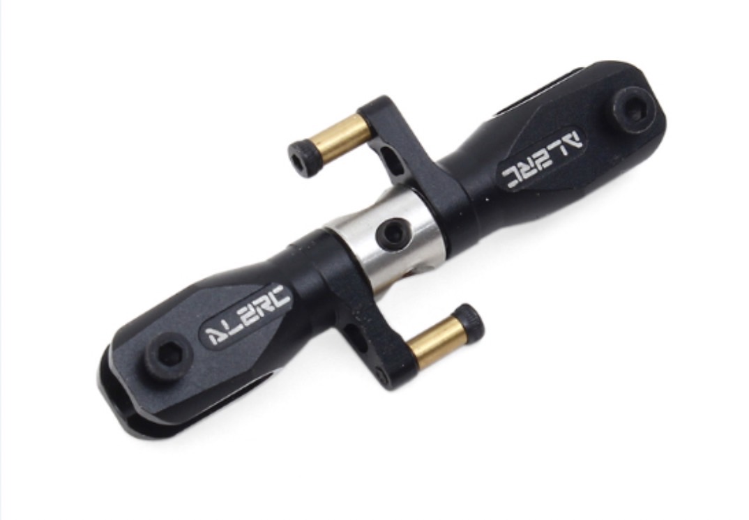 D380F47-B # Devil 380 FAST Metal Tail Rotor Holder Set - Black
