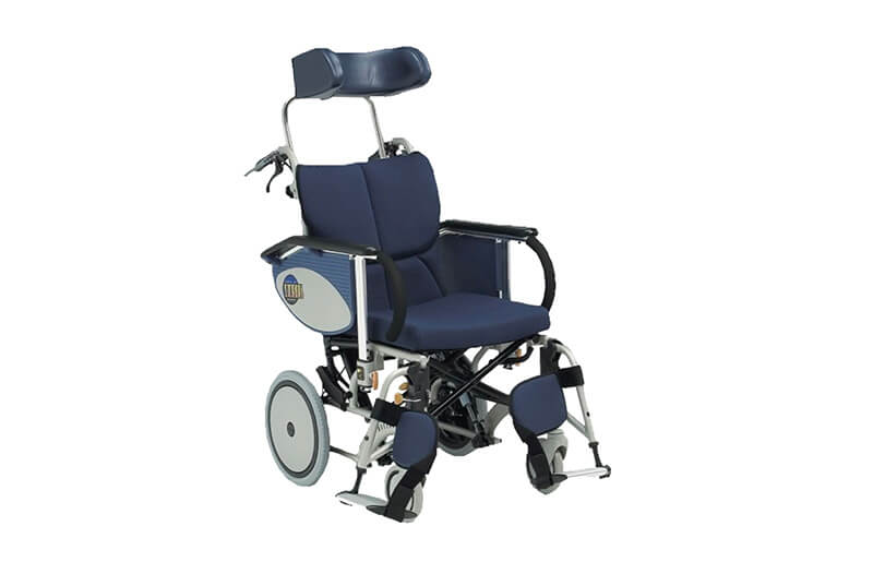 รถเข็นปรับเอนนอน แบรนด์ญี่ปุ่น Matsunaga Wheelchair (車いす) รุ่น OS-12TRSP พกพาสะดวก นอนสบาย