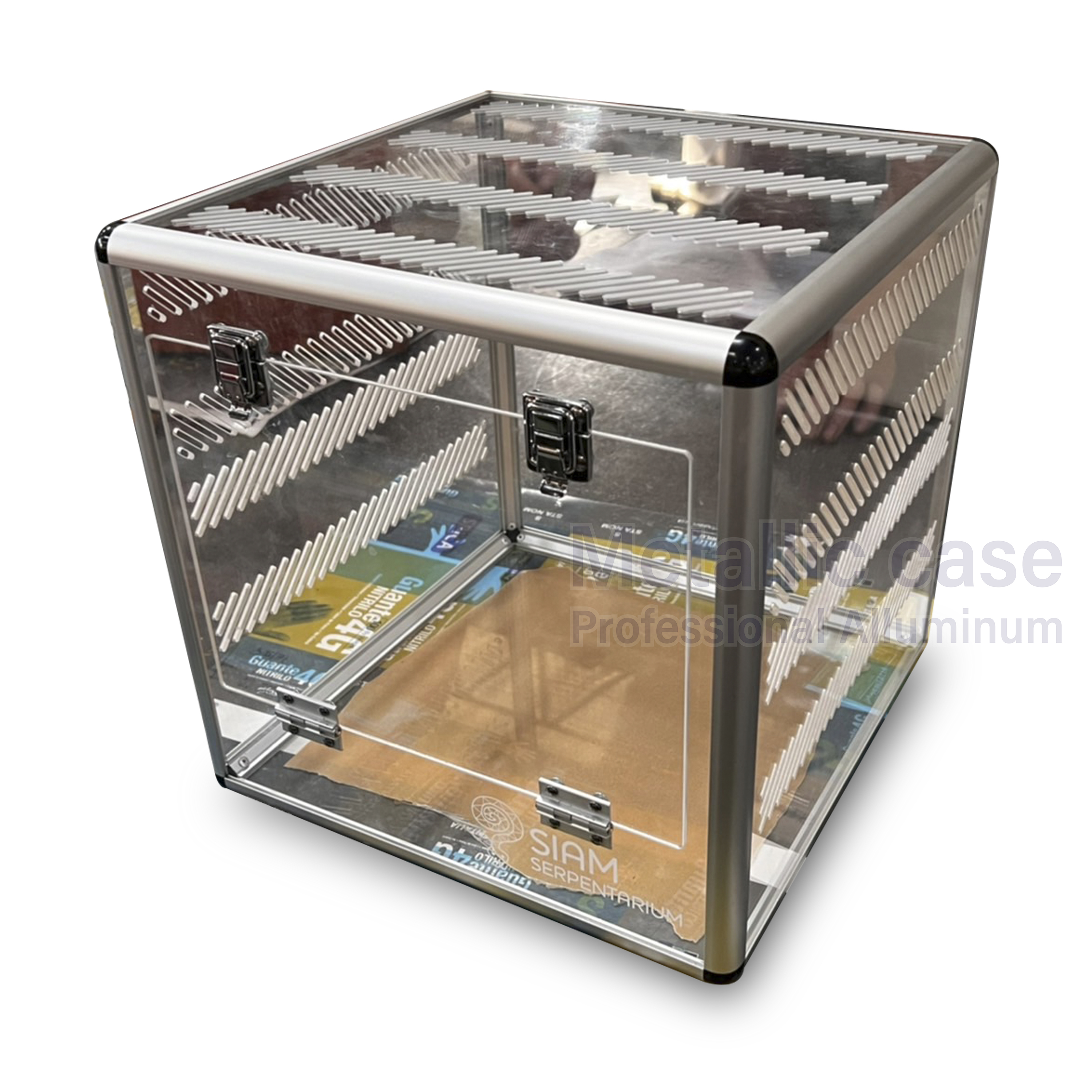 metalliccase8404-D-6502/ case snake 30x30x30cm