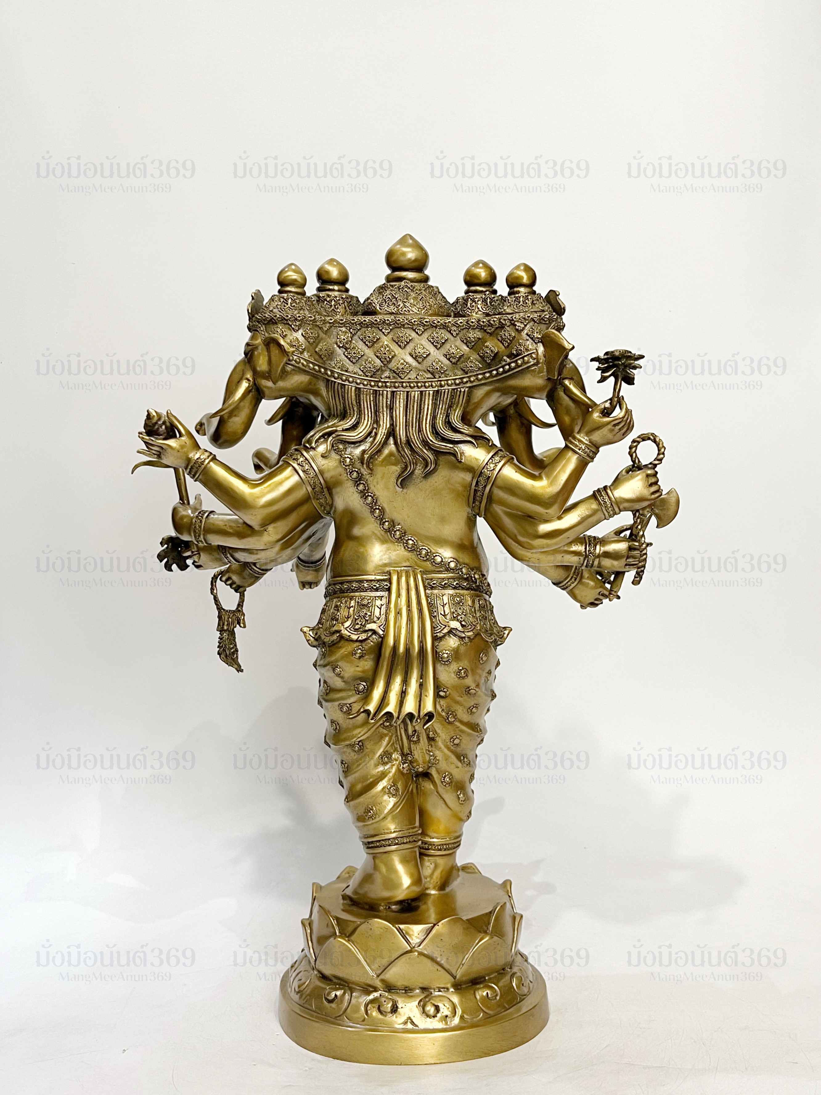 พระพิฆเนศ ปางห้าเศียร (ปัญจมุขคณปติ) หน้าตัก 9 นิ้ว *ห้ามนำภาพไปใช้ทุกกรณี