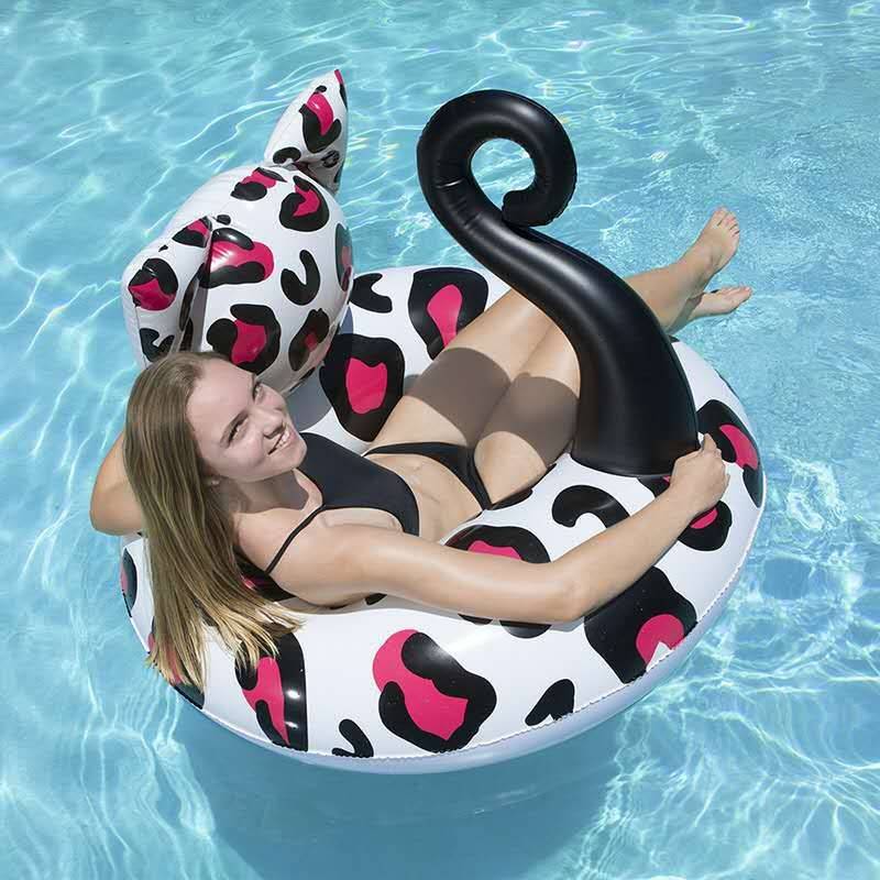 ห่วงยางแมวเหมียว Inflatable Pretty Cat Pool Float