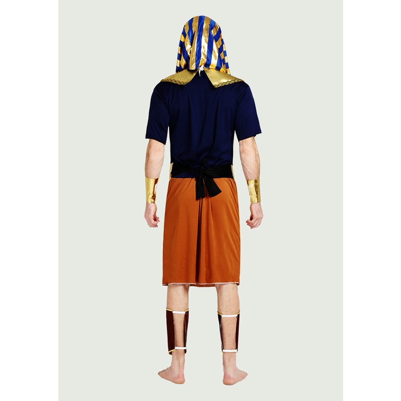 ชุดฟาโรห์ อียิปต์ สีน้ำเงิน แบบ 2 🏍️💨ส่งไวจาก กทม.