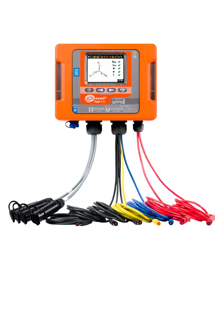 SONEL PQM-711 เครื่องวิเคราะห์ค่ากำลังไฟฟ้า Class A remote analysis
