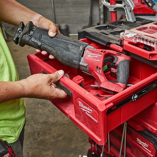 Milwaukee PACKOUT กล่องเครื่องมือ 3 ลิ้นชัก 48-22-8443