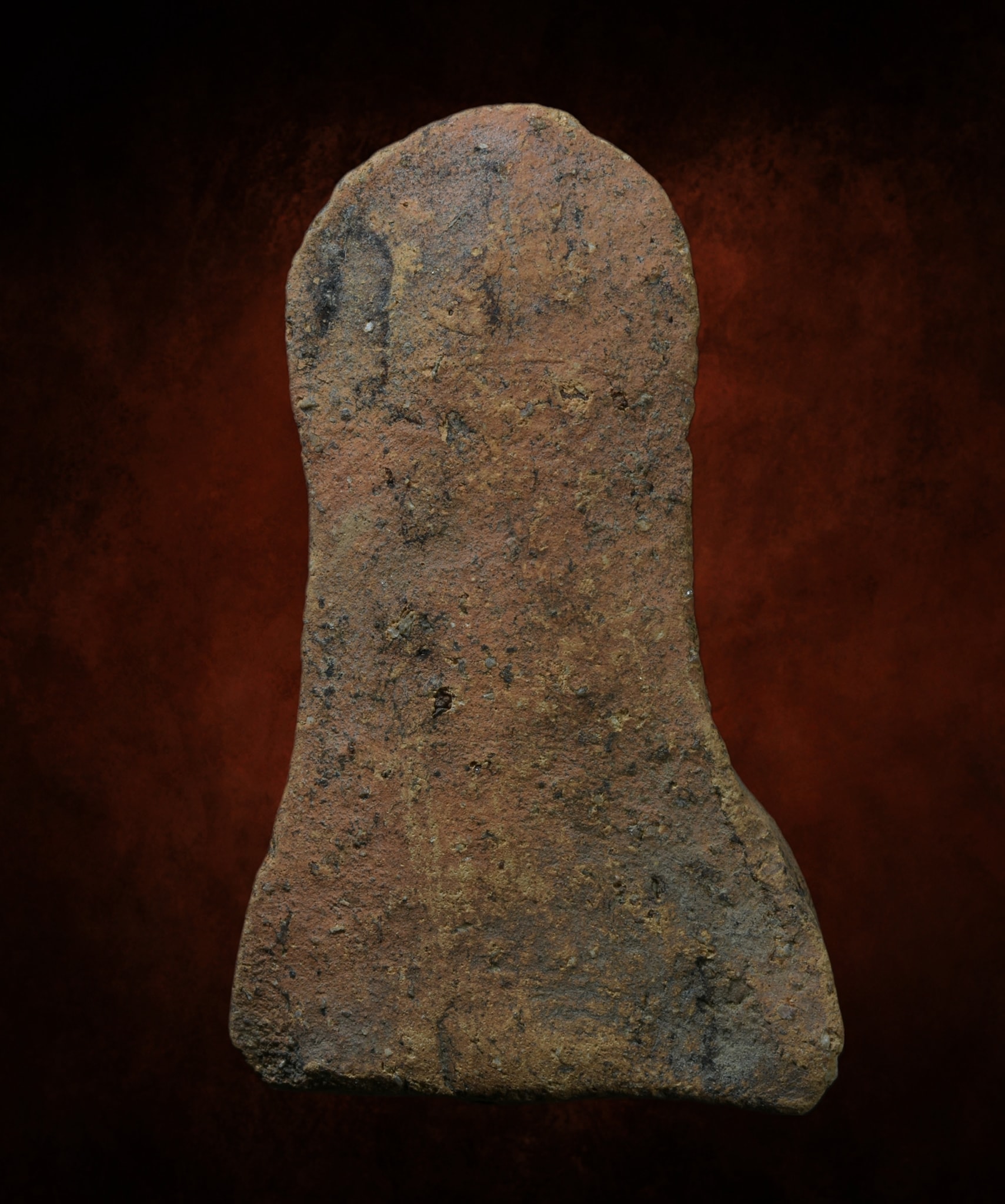 พระทวารวดี เนื้อดินเผา ขนาดห้อยคอ